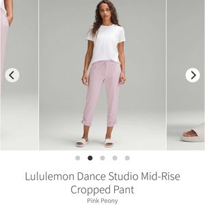 Lululemon Lined MR Dance Studio Crop 8